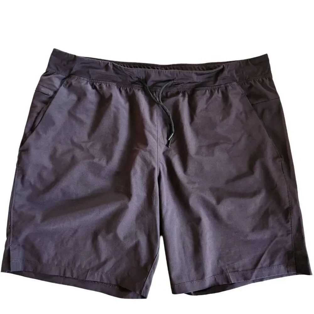 Athletic works black gym shorts poulan sporty casual men's plus size Xl 40-42